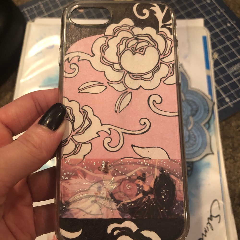 OOAK Swan Lake IPhone case!